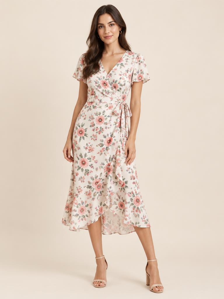Juniper Wrap Midi Dress