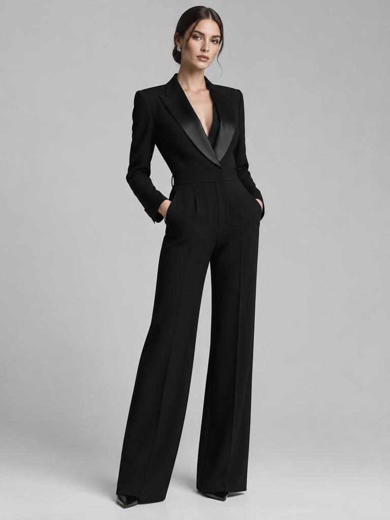 Monaco Tuxedo Jumpsuit