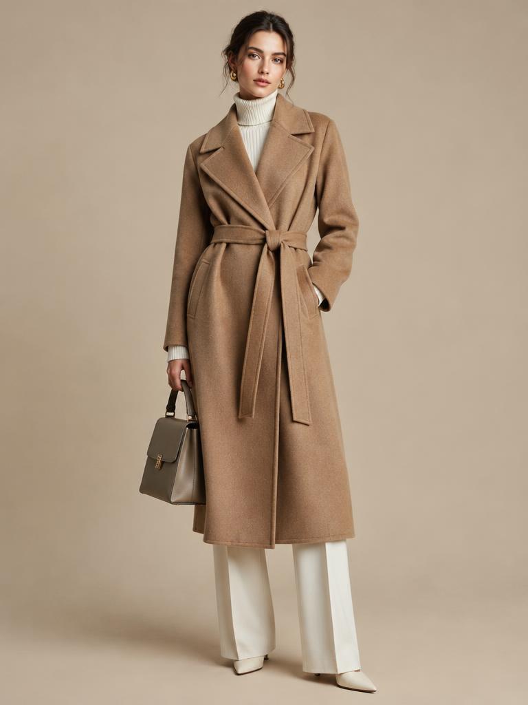 Wool Wrap Coat
